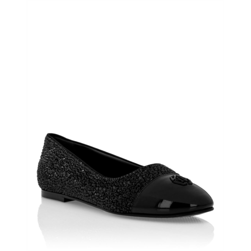PHILIPP PLEIN ballerina flats mix strass