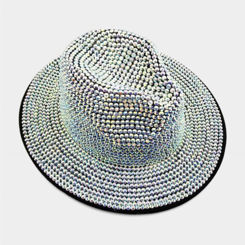 FASHNZFAB bling studded panama hat