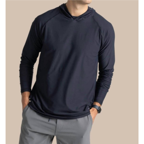 SOUTHERN TIDE brilliant performance hoodie in caviar black