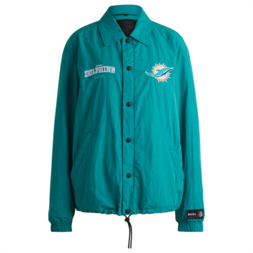 BOSS x nfl water-repellent jacket with embroidered branding