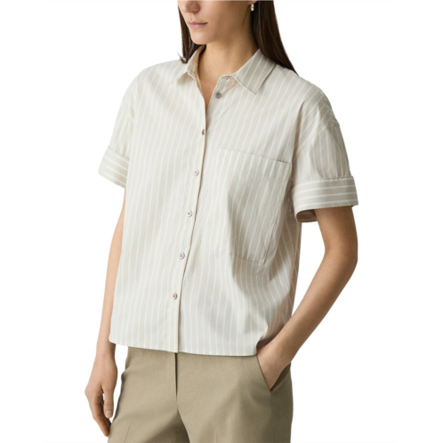 Theory cuff pocket shirt