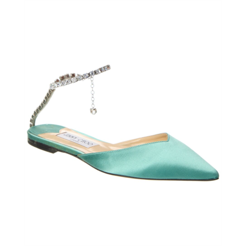 Jimmy Choo saeda satin flat