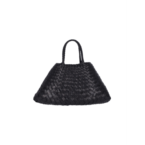 DRAGON DIFFUSION santa croce small tote bag black