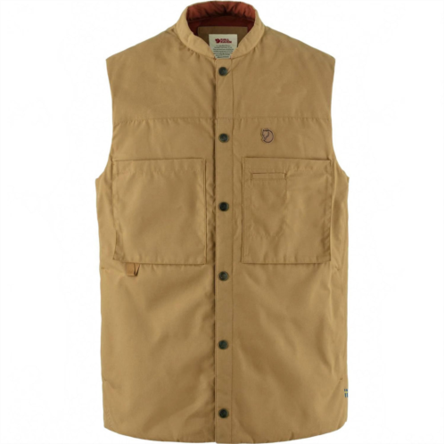 Fjallraven mens singi padded vest in buckwheat brown