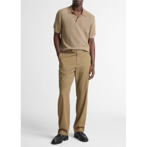 Vince louie relaxed cotton extended-tab trouser