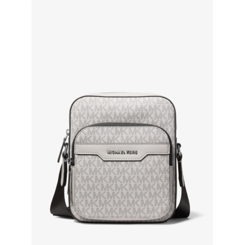 Michael Kors hudson mini signature logo flight bag