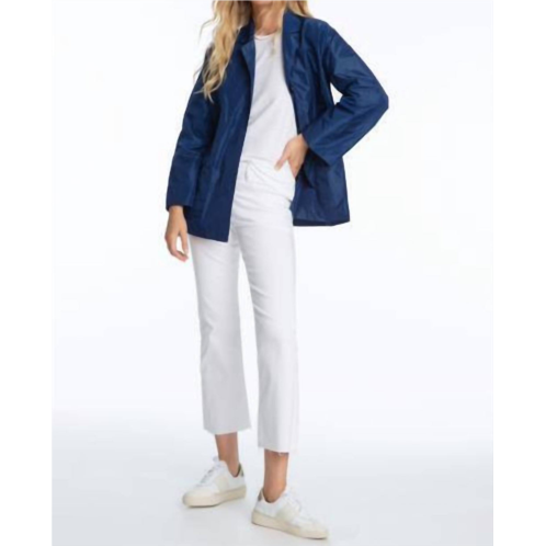 Elliott Lauren taffeta button front jacket in dusk
