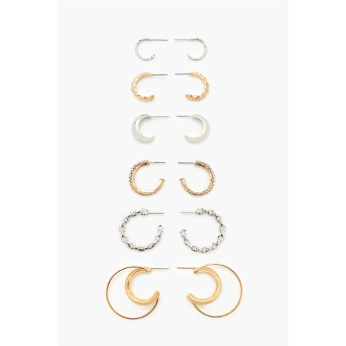 Forever 21 assorted hoop earring set