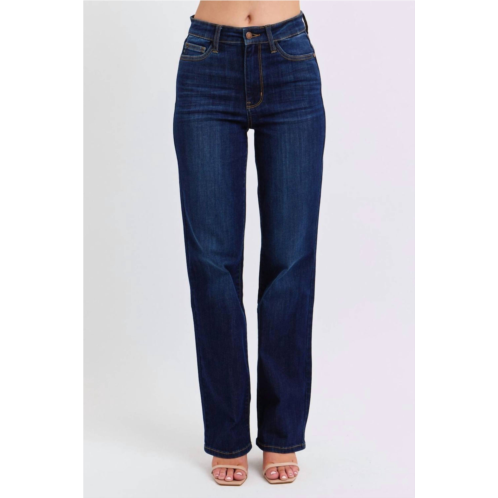 Judy Blue straight leg high rise jeans in dark wash