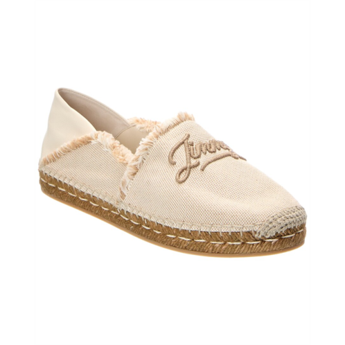 Jimmy Choo avi canvas flat