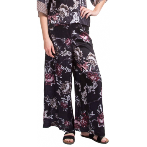 GIGI MODA midnight blossom pants in black