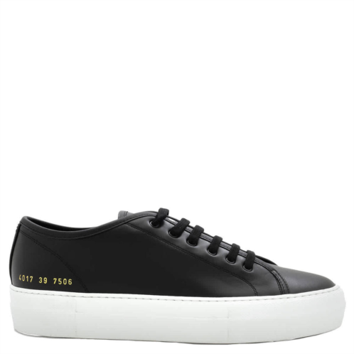 common projects tournament low-top leather sneakers