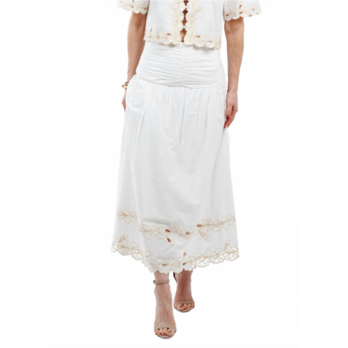 Rails sol skirt in white