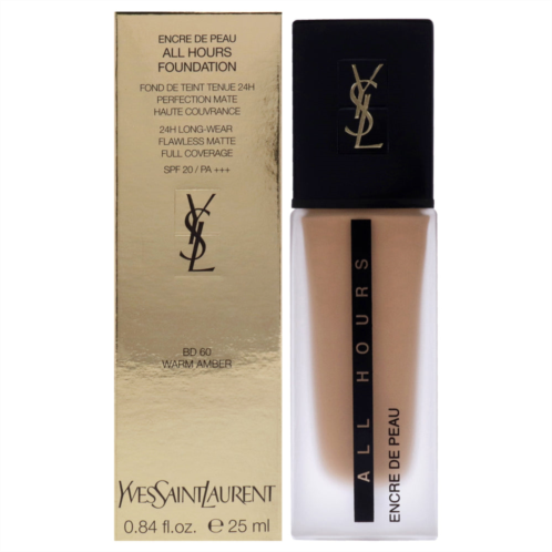 Yves Saint Laurent all hours foundation spf 20 - bd60 warm amber by for women - 0.84 oz foundation