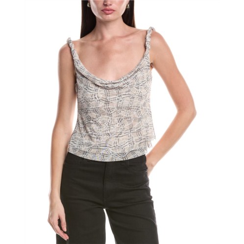 AFRM asher mesh cowl top