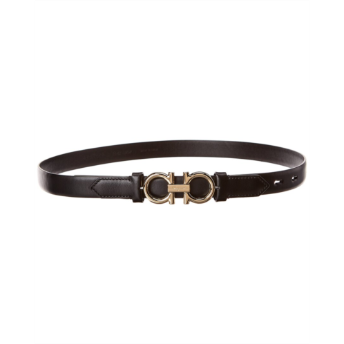 Salvatore Ferragamo Ferragamo gancini sized leather belt