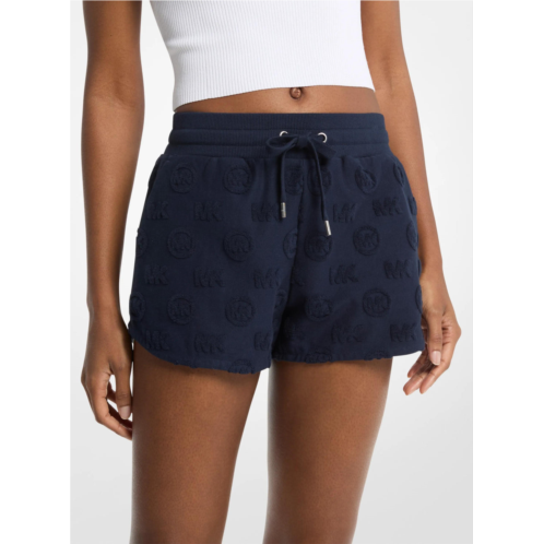 Michael Kors Outlet logo jacquard terry shorts