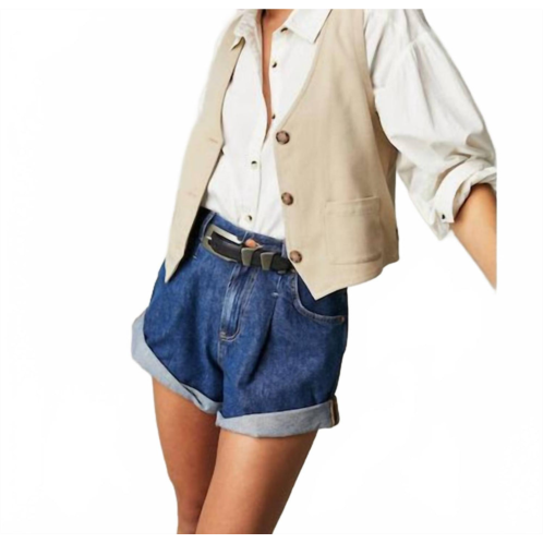 Free People danni high rise short in stargaze