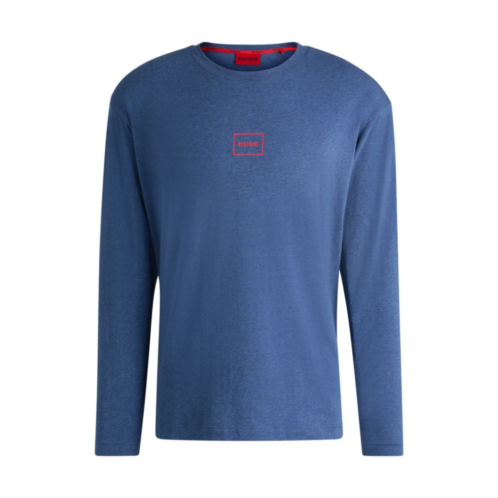 HUGO stretch-cotton t-shirt with logo print