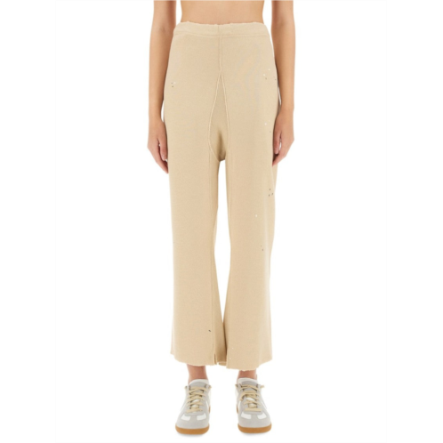 Maison Margiela relaxed fit wide leg cotton pants