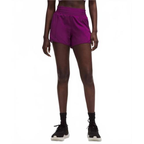 Lululemon hotty hot high-rise lined short in chilled grape