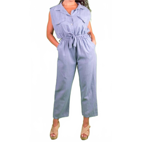 GIGI MODA la tela jumpsuit in blue