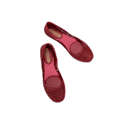 Melissa campana slip on ballet flats shoes in red