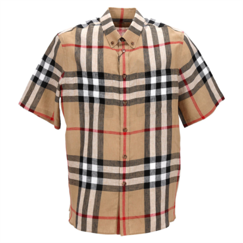 Burberry checked shirt