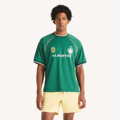Nautica mens soccer crewneck performance t-shirt
