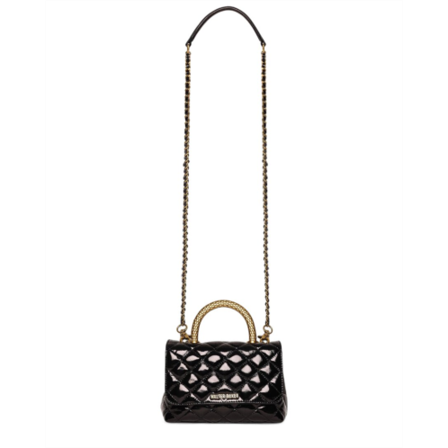 walter baker leila snake mini leather top handle