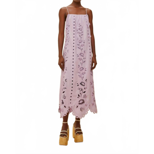 FARM RIO richelieu sleeveless maxi dress in lilac