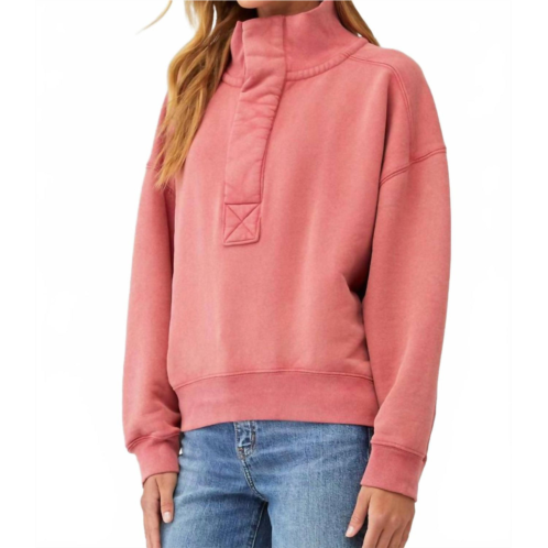 Free People timeless pullover sweater in salsa