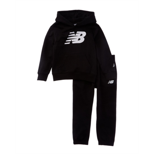 New Balance 2pc fleece hoodie & jogger set