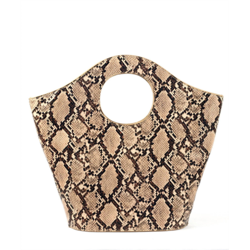 Urban Expressions womens medusa satchel bag in natural