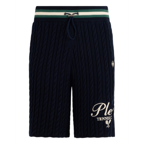 PHILIPP plein knitted drawstring shorts plein tennis