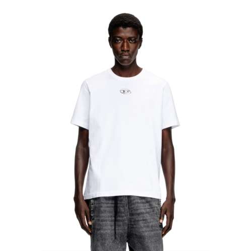 Diesel t-shirt with metallic oval d
