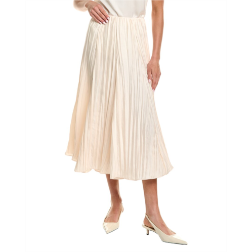 Vince crinkle paneled maxi skirt