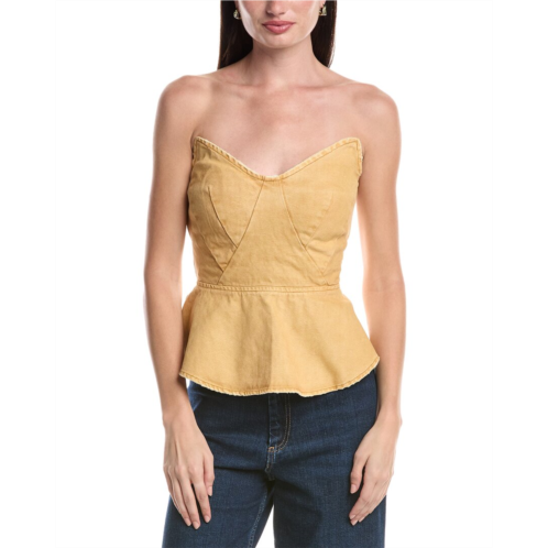 AFRM merida princess peplum top