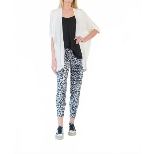 Malibu Road abigail animal jogger in black