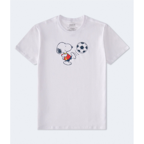 Aeropostale soccer snoopy relaxed graphic tee