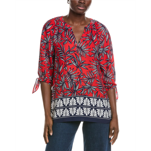 Jones New York elbow raglan sleeve blouse