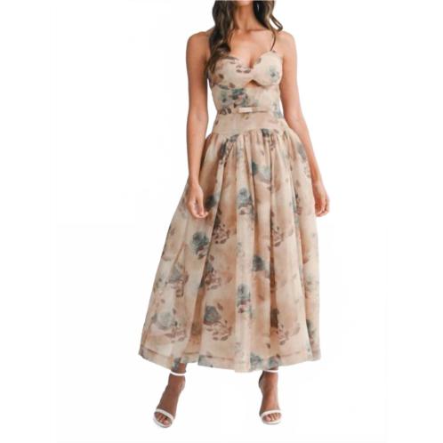 MABLE amaya dress in beige