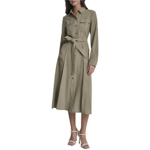 DKNY roll tab fuji cargo dress