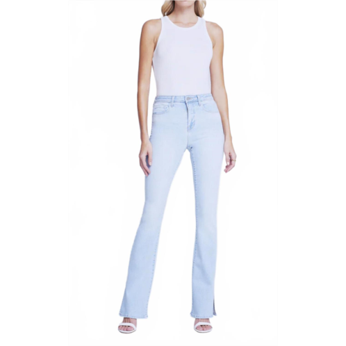 abilene high-rise sleek baby boot jean in aster