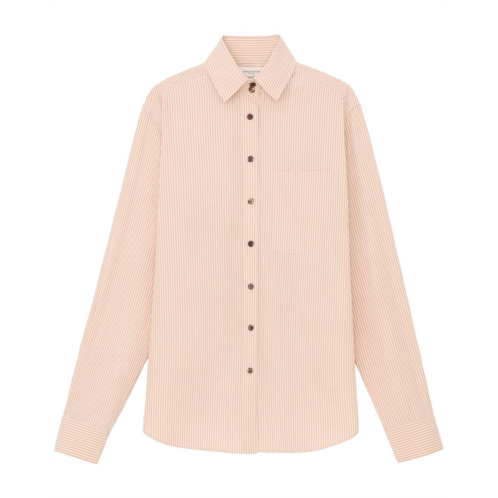 Lafayette 148 New York high collar pocket shirt
