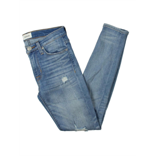 Hudson womens nico light wash ankle skinny jeans in karm