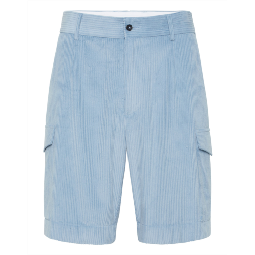 PHILIPP PLEIN velvet gabardine short cargo trousers cool kid fit