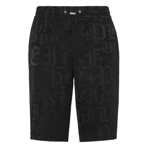 PHILIPP PLEIN jacquard cool kid shorts monogram