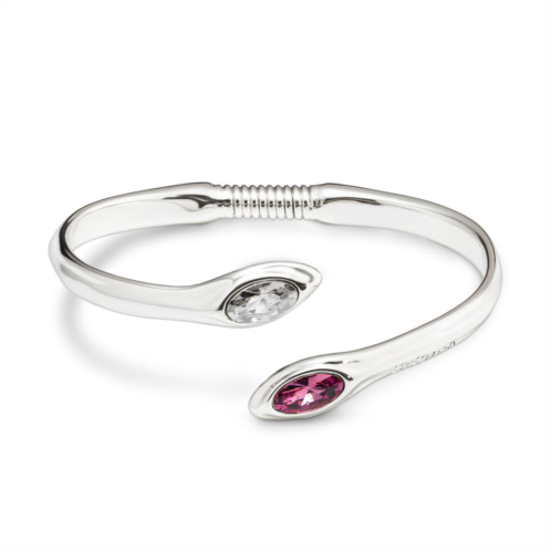 UNOde50 wine white crystal open bracelet