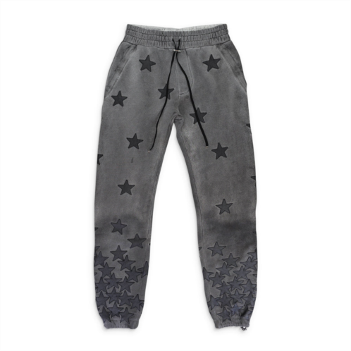 Amiri chemist star heather gray sweatpants